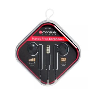 Audifonos Alambricos Manos Libres Jack 3.5mm Negro M19