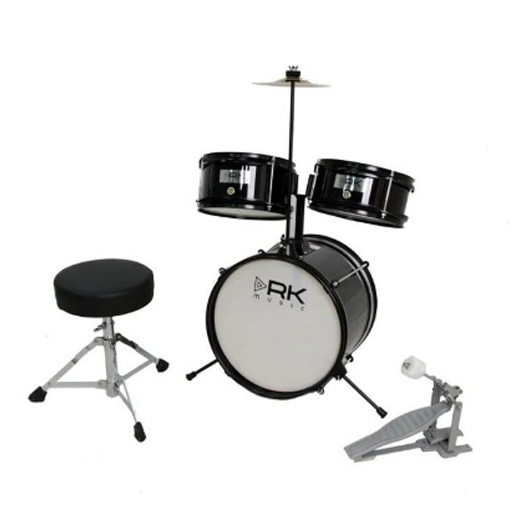 BATERIA PERCUSION INFANTIL RK COLOR NEGRO