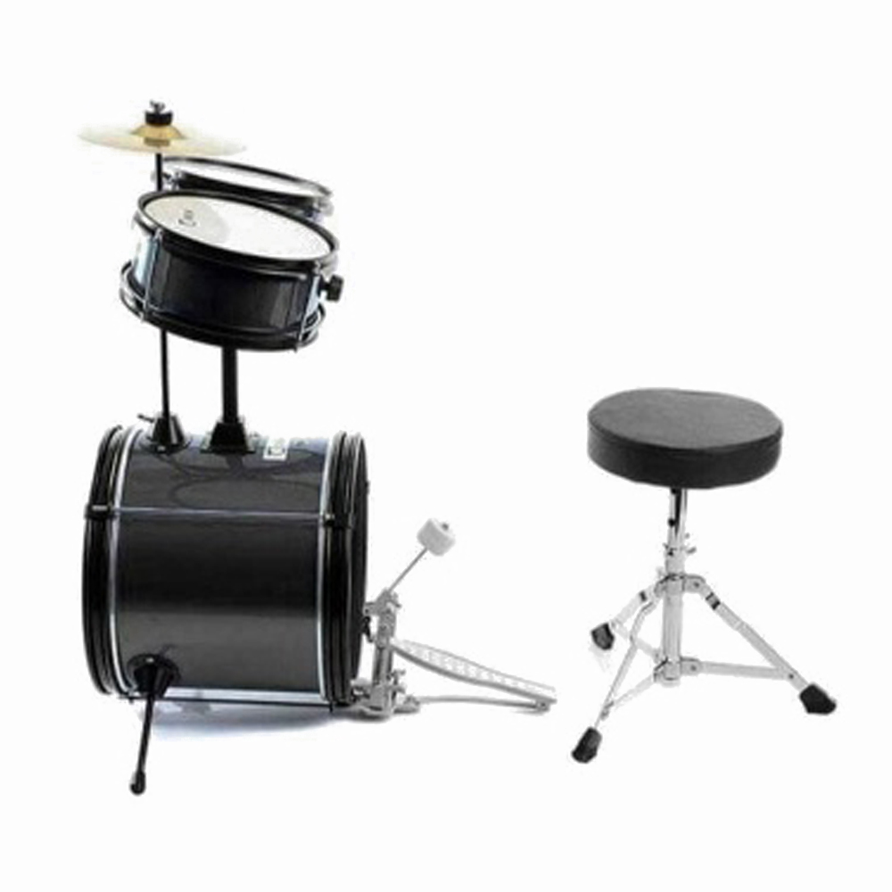 BATERIA PERCUSION INFANTIL RK COLOR NEGRO - Imagen 2