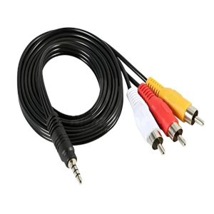 Cable Plus 3.5mm A 3 Rca Av Audio Video 1.2mt Macho - Macho