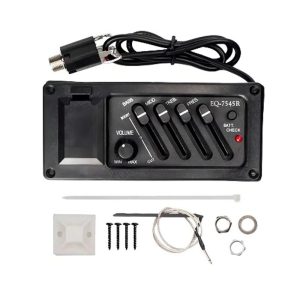 Equalizador De Guitarra 4 Bandas Nutech 06159 Color Negro