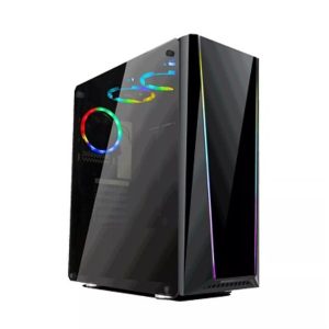 GABINETE GAMER TAILGATE VENTANA LATERAL VIDRIO TEMPLADO GC-702