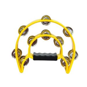 Pandero Musical Media Luna amarillo