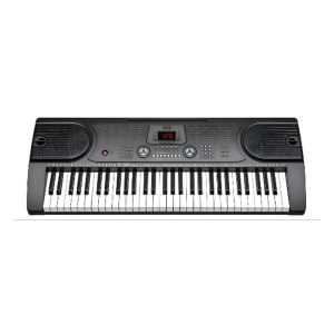 Teclado Musical Electronico Fussen Ft-610 61 T 255 Ritmos Negro