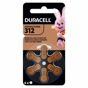 Pila Duracell Para Audífonos Tamaño 312, c/u