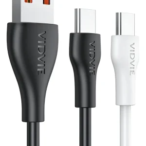 Alternative view of Cable Para Teléfono Tipo C Vidvie 2.4 A 5v Negro