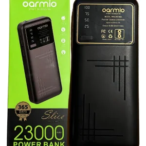 Cargador Portátil Oarmio Power Bank 23000mAh USB 3 Puertos Negro