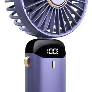 Mini Ventilador De Mano Portátil Recargable 5 Velocidades
