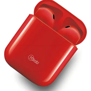 Alternative view of Audifonos Inalambricos Bluetooth Microlab Just Fly Colores Color Rojo