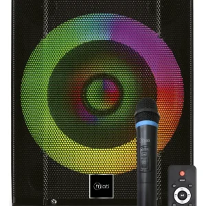 Amplificador De Guitarra Parlante 40w Y Micrófono Negro