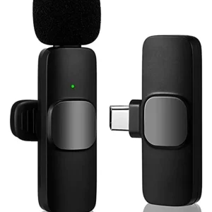 Micrófono Lavalier Solapa Inalámbrico Tipo C Para Celular