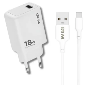 Alternative view of Cargador Rápido 18w Usb Con Cable Tipo C Blanco