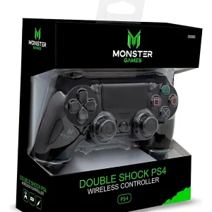 Control Joystick Inalámbrico Monster Games Double shock compatible con PS4 negro
