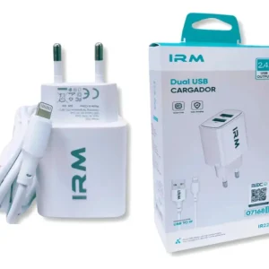 Alternative view of Cargador Dual USB 2.4a / Lightning Blanco