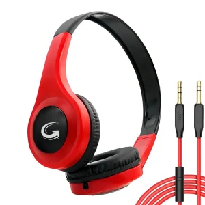 Alternative view of Audífonos con Micrófono Digilife Jack 35mm Rojo