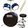 Bateria Acustica Infantil Profesional Azul Rmx