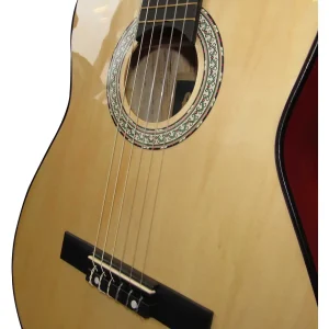 Alternative view of Guitarra Clásica Fiddler De 39'' Para Diestros Color Marrón