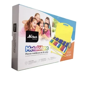 Alternative view of Metalófono Nutech Cromático 25 Notas Colores Modelo 4890
