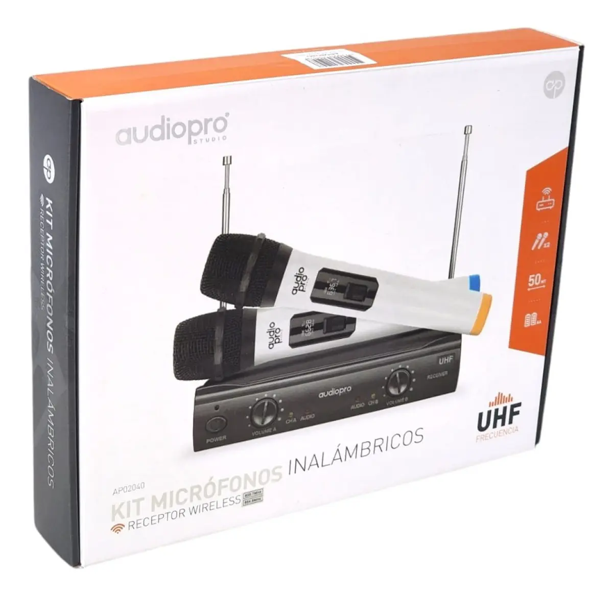 Microfonos Inalmbricos Con Sistema UHF Audio Pro